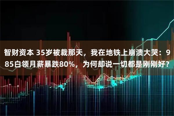 智财资本 35岁被裁那天，我在地铁上崩溃大哭：985白领月薪暴跌80%，为何却说一切都是刚刚好？